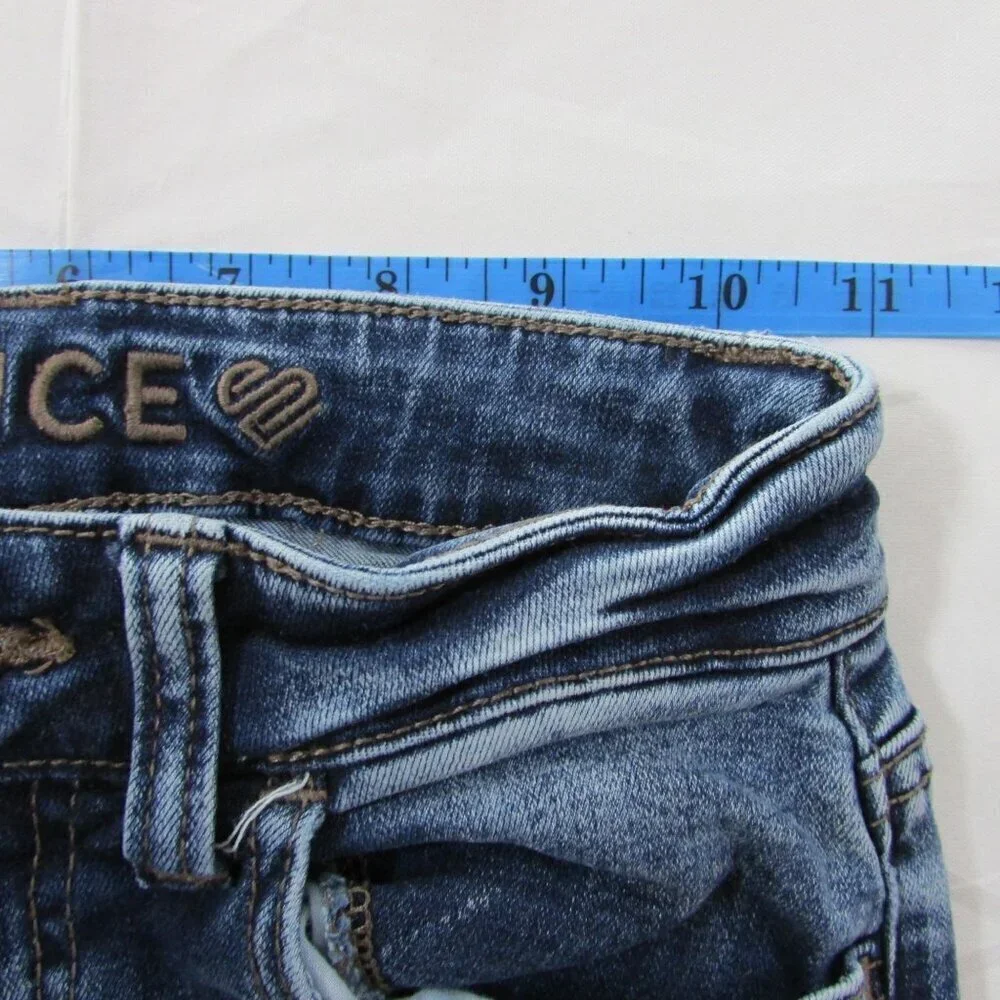 Justice Girl's 10 Slim Skinny Cropped Jeans